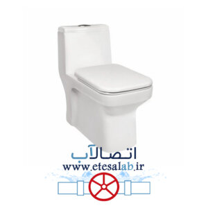 توالت فرنگی مروارید درجه یک مدل ولگا سایز 68 | اتصالآب